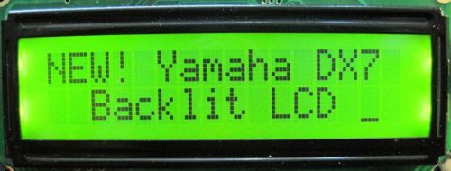 Yamaha DX7 backlit LCD backlight